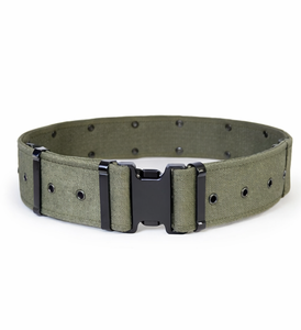 Cinturón Táctico de Lona de Nailon para Hombre con Hebilla de Liberación Rápida de Plástico, Cinturón Ajustable - Product Image 1