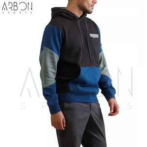 Sweat à capuche pour homme, style urbain, multi-tons, en coton molletonné, coupe moderne, haute qualité, doux et respirant. - Product Image 2