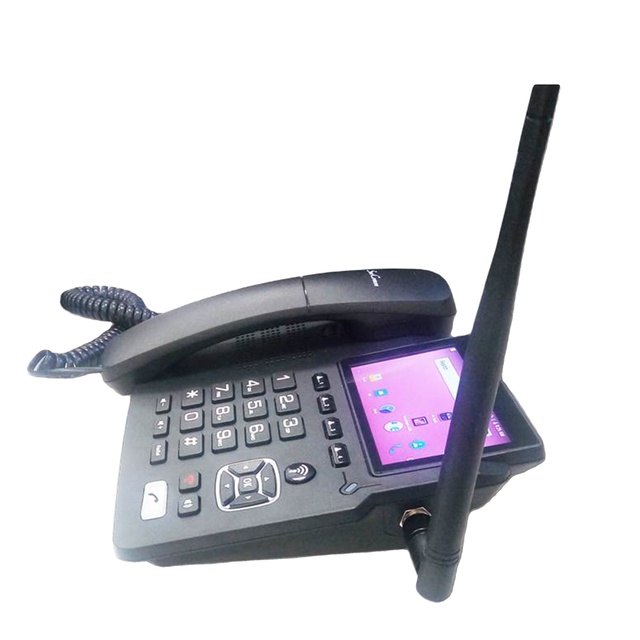 Single-SIM 4G LTE Wireless GSM Desktop Phone WiFi Hotspot Android Handsfree Handset Africa Middle East Latin America