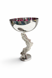 Metal Marble & Wood Contemporary Round Serving Tray/<b>Platter</b>-Eco-Friendly <b>Disposable</b> Party <b>Platter</b> - Product Image 3