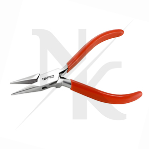 Pince à bec effilé de haute performance de qualité supérieure, 120 mm, en acier inoxydable, pointe de précision, poignées ergonomiques en PVC, pour bijoux - Product Image 6