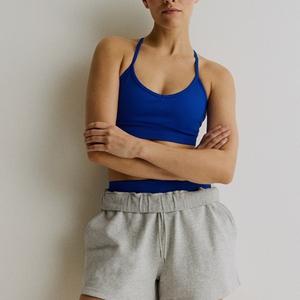 Shorts/Faldas Clásicos de Cintura Media, 100% Algodón Felpa, con Bolsillos, Estilo Urbano, Cierre Elástico - Product Image 4