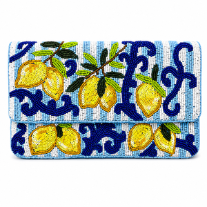 Bolso de mano de lujo con cuentas de cítricos, hecho a mano, de diseñador, para mujer, para la noche, vacaciones, resort, OEM ODM - Product Image 3
