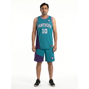 Ensemble de maillots de basket-ball personnalisés pour hommes, 210-220 GSM, polyester, séchage rapide, impression par sublimation, maille éblouissante, style rétro, débardeurs - Product Image 1