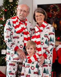 Sublimation <b>Christmas</b> <b>Family</b> <b>Pajama</b> Set 100% Polyester Casual <b>Matching</b> Holiday Sleepwear Personalized <b>Family</b> Clothing Collection - Product Image 5