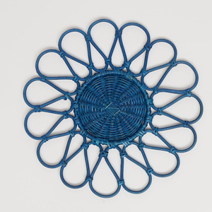 Platos de mimbre ecológicos, salvamanteles de mimbre estilo bohemio, salvamanteles de mimbre OEM en oferta para bodas y restaurantes - Product Image 2