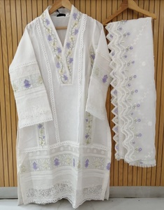 ชุดเดรสผ้าไหมยาว3ชิ้นสไตล์อินเทรนด์ชุดปาร์ตี้อินเดีย/ปากีสถาน2022ปากีสถาน - Product Image 1