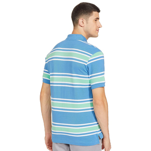 Polo respirant et absorbant la transpiration avec broderie personnalisée, design multicolore, t-shirt de sport vierge pour homme - Product Image 6