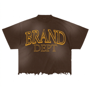 High Quality Screen Printing T Shirt Men Clothing Sun Faded 100% Cotton Fashion Hot Demanded Printed Acid Washed <b>Tshirt</b> for Men - Product Image 3