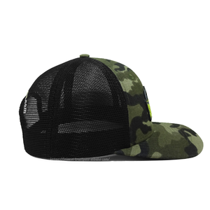 OEM Custom Camouflage Trucker <b>Cap</b> Structured 6 Panel <b>Camo</b> Hat with Embroidered Logo Adjustable Mesh <b>Cap</b> Wholesale - Product Image 4