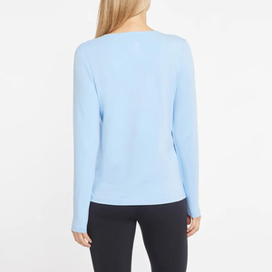 Última Llegada, Camisetas de Manga Larga con Cuello Redondo para Mujer, 100% Algodón, Personalizadas, Corte Regular, Dobladillo Antiarrugas, Ropa Casual para Chicas - Product Image 4