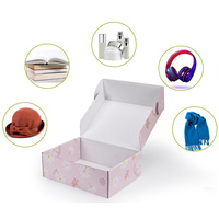 Boîtes d'emballage cadeau marguerite rose, enveloppe de cadeau en carton ondulé de fleurs pour cadeau, épouse, petite amie, anniversaire de maman, mariage