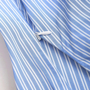 Blusa a Rayas de Manga Corta al por Mayor 2026, Camisas Ajustadas con Cuello en V para Mujer, Blusas Elegantes de Verano para Oficina - Product Image 6