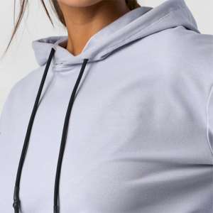 Conjunto Deportivo Informal para Mujer, Sudadera con Capucha Corta, Ropa de Gimnasio, Sudadera con Capucha de Manga Larga, Ropa Deportiva - Product Image 3