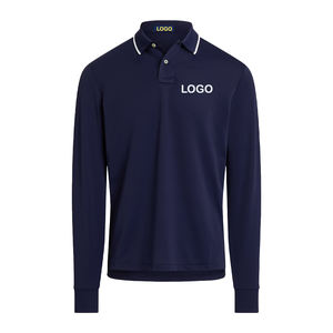 Chemise de performance personnalisée pour hommes, tendance, anti-humidité, respirante, séchage rapide, tissu extensible, pour le golf, le tennis, vêtements de sport, OEM, marque privée - Product Image 4