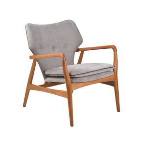 Sillón Moderno de Madera de Teca Premium con Cojín de Espuma Ecológica Impermeable y Asiento Relajado - Product Image 6