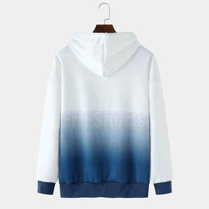 Nouveaux arrivages : sweats à capuche tie-dye pour hommes à bas prix, en coton/polyester, manches longues. - Product Image 2