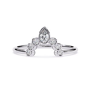 Beautiful 10K <b>Gold</b> Round Cut Lab Grown Diamond IGI Certified <b>Ring</b> for Women for Proposal or Anniversary Gift - Product Image 3