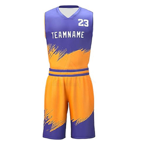 Uniforme de basket-ball de haute qualité, vente directe d'usine, respirant, pour hommes, ensemble deux pièces. - Product Image 1