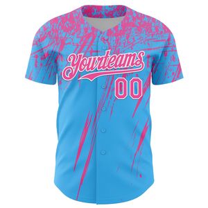Camiseta de Béisbol Personalizada con Botones, Manga Corta, Ligera, de Verano, de Algodón Orgánico Antibacteriano, Cuello en V - Product Image 4