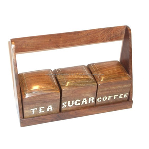 Caja de té de madera tradicional con diseño hecho a mano, con incrustaciones de latón, artículo de madera y tamaño personalizado - Product Image 4