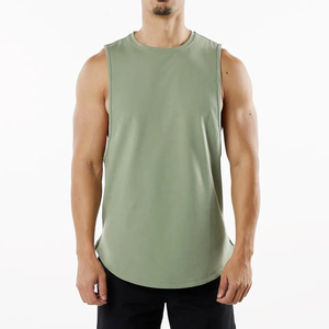 Débardeurs pour hommes en promotion, couleur marron, pour la course à pied, la gym, le fitness et la musculation. - Product Image 4