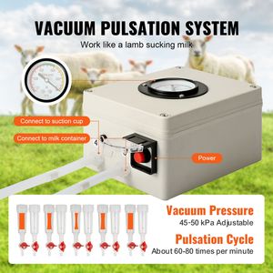 Mungitrice Elettrica Portatile Automatica a Pulsazione Sottovuoto 6L con Secchio in Acciaio Inox 304, Motore per Mungitura Capre per Alimenti e Agricoltura - Product Image 4