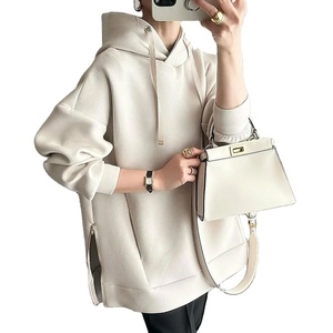 OEM Wholesale Customized Women's <b>Trendy</b> Casual Hoodie Anti-Wrinkle And Breathable Latest Blank <b>Hoodies</b> For Women Trending 2026 - Product Image 1