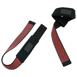 Sangles de musculation confortables et réglables, fermeture élastique, rembourrage en néoprène et coton, personnalisables, pour un usage unisexe. - Product Image 3