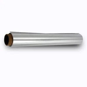 Kertas Foil rol aluminium ketebalan 0.02mm 0.018mm lembut perak kemasan pembungkus dapur makanan barbekyu memasak