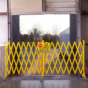 Barrera de Acero Plegable Portátil Industrial, Puerta Expandible de Control de Multitudes, Puerta de Seguridad para Almacenes, Escuelas y Edificios - Product Image 5