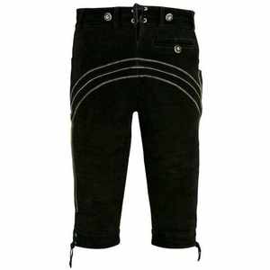 German Alpine Lederhosen Lederhosen pour hommes en cuir véritable noir, tailles européennes 46 à 62 - Product Image 6
