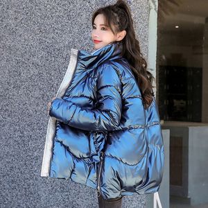 Hot Sales Designer Ladies Padded Winter <b>Bubble</b> <b>Coat</b> Clothes Custom Warm Pu Leather Puffer Jacket for Women - Product Image 3