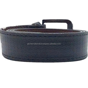 Durable Men & Women's Vintage Distressed Full Grain Genuine Leather Belts With Rugged Casual Style Featuring Antique Pin Buckle - Product Image 4