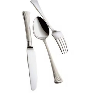 ชุดช้อนส้อมโลหะพรีเมียม สแตนเลสสตีล สำหรับตกแต่งโต๊ะอาหารสไตล์ร่วมสมัย - Product Image 2