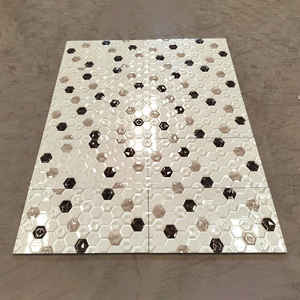 Luxury 3D Hexagon Wall <b>Tiles</b> Ceramic Digital Wall <b>Tiles</b> 30x60cm Glossy Surface Stunning Modern Bathroom Design 2026 - Product Image 5