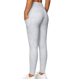<b>Top</b> Quality polyester spandex made custom color Plain <b>Leggings</b> new arrival women <b>leggings</b> - Product Image 3