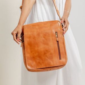 Sac à bandoulière de haute qualité, nouveau design, tendance, grande capacité, en cuir véritable souple, pour femmes - Product Image 2
