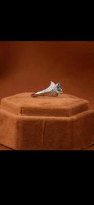 Radiant Cut Lab Grown <b>Diamond</b> <b>Ring</b> IGI Certified Pave Setting Engagement Wedding Band for Women - Product Image 2