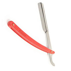 Rasoir de barbier droit pour hommes, rasoir de coupe de cheveux, avec lames interchangeables - Product Image 1