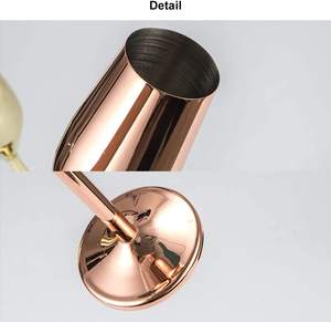 Copas de Vino de Acero Inoxidable de Alta Calidad, Resistentes a la Oxidación, Color Oro Rosa, Accesorios para Bar - Product Image 3