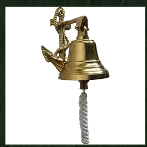 Daystar Trade Inc. Sculpture murale cloche nautique en métal, design personnalisé, scènes de nature, paysages, décoration d'entrée, décoration intérieure - Product Image 3