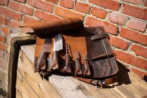 Bolsa Portacuchillos de Cuero Clásica, Portátil, Ligera y Personalizada, con 4-6 Compartimentos, Modelo LKR-0294 - Product Image 6