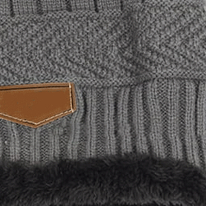 Bonnet d'hiver personnalisé 2026 à logo sur mesure pour hommes, chaud, doublé polaire, tricoté doux, taille ajustable – Vente chaude - Product Image 6