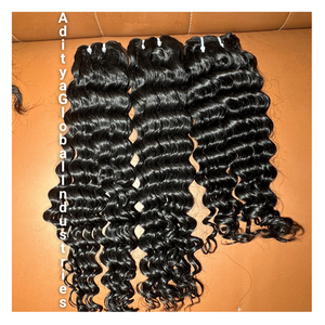 ผมต่อแบบลอนลึกคุณภาพพรีเมียมสุดยอด ขายส่ง ผมต่อแท้ 100% ผมต่อเรมี่ 100% สำหรับผู้หญิง - Product Image 2