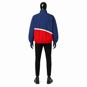 Chaqueta Cortavientos Ligera Impermeable con Bloques de Color para Hombre, Chaqueta Deportiva con Cremallera Completa para Entrenamiento Atlético, Abrigo al por Mayor - Product Image 3