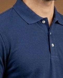 Polo en maille à manches longues pour homme, couleur unie personnalisée, style décontracté chic, respirant, avec poche, coupe classique, conception OEM - Product Image 6