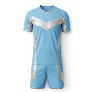 Uniformes de Fútbol Sublimados Personalizados al por Mayor, Kits de Fútbol Antibacterianos de Alta Calidad para Hombres y Jóvenes, Ropa de Entrenamiento para Partidos - Product Image 1