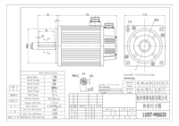 Moteur servo triphasé AC MIGE à couple élevé, tension personnalisée, 110 mm, 1200 W, étanche, pour équipement d'automatisation industrielle