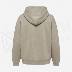 Sudadera Unisex Oversize de Algodón con Capucha Completa, Logotipo Personalizado, Venta al por Mayor, Ropa Urbana para Hombre y Mujer, Prendas de Gran Gramaje - Product Image 2